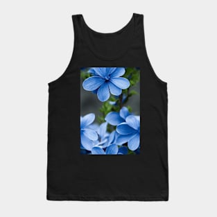 Beautiful Blue Flowers, for all those who love nature #87 Tank Top